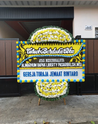 Papan Bunga Duka di Bekasijaya